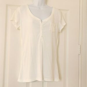 Mossimo off white top